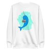 unisex-premium-sweatshirt-white-front-6a17b03c8cd57.jpg Narwhal Sweatshirt