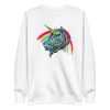 unisex-premium-sweatshirt-white-front-6a17db67dbc8b.jpg Zombie Unicorn Sweatshirt