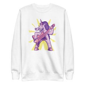 unisex-premium-sweatshirt-white-front-6a17e5ea617f4.jpg Unicorn Rocker Sweatshirt