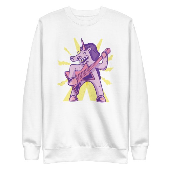 unisex-premium-sweatshirt-white-front-6a17e5ea617f4.jpg Unicorn Rocker Sweatshirt