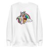 unisex-premium-sweatshirt-white-front-6a17e8b1a857b.jpg Squirrel Unicorn Sweatshirt