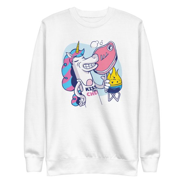 unisex-premium-sweatshirt-white-front-6a17eb060f91e.jpg Unicorn Steak Sweatshirt
