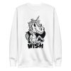 unisex-premium-sweatshirt-white-front-6a17eb870f9f5.jpg Unicorn Make A Wish Sweatshirt
