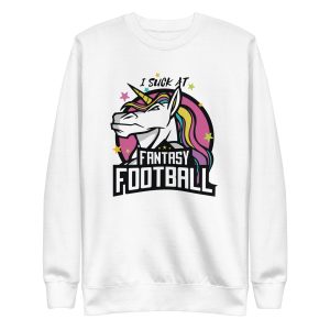 unisex-premium-sweatshirt-white-front-6a17f5b3b317b.jpg Unicorn Fantasy Football Sweatshirt