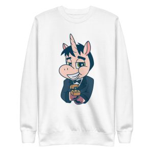 unisex-premium-sweatshirt-white-front-6a17fc873af00.jpg Unicorn Groom Sweatshirt