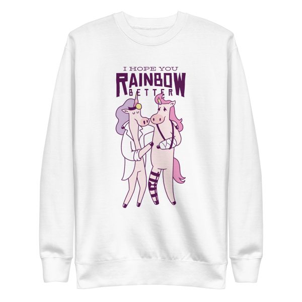 unisex-premium-sweatshirt-white-front-6a17fcd31e3d2.jpg Unicorn Doctor Sweatshirt