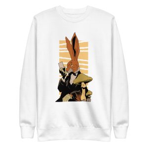 unisex-premium-sweatshirt-white-front-6a18199413868.jpg Bunny Magic Sweatshirt