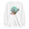 unisex-premium-sweatshirt-white-front-6a181a1072dfc.jpg Crazy Bunny Sweatshirt