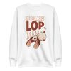 unisex-premium-sweatshirt-white-front-6a181b0d2de52.jpg English Lop Mama Sweatshirt