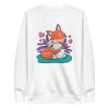 unisex-premium-sweatshirt-white-front-6a181bc85d192.jpg Fox and Bunny Hug Sweatshirt