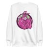 unisex-premium-sweatshirt-white-front-6a181c21c3b00.jpg Muscular Bunny Sweatshirt