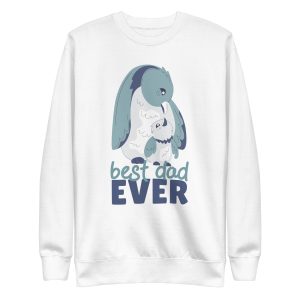 unisex-premium-sweatshirt-white-front-6a1821e86a116.jpg Best Dad Ever Penguin Sweatshirt