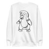 unisex-premium-sweatshirt-white-front-6a182300935a0.jpg Cute Penguin Sweatshirt