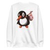 unisex-premium-sweatshirt-white-front-6a1823e8ea0cc.jpg Penguin Bag Sweatshirt