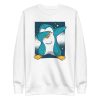 unisex-premium-sweatshirt-white-front-6a18243264efc.jpg Penguin Dab Sweatshirt
