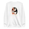 unisex-premium-sweatshirt-white-front-6a1824dadd059.jpg Penguin Gin Sweatshirt