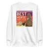 unisex-premium-sweatshirt-white-front-6a182bc1179fb.jpg Best Horse Mom Ever Sweatshirt
