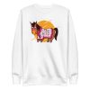 unisex-premium-sweatshirt-white-front-6a182c129c1a3.jpg Bathrobe Horse Sweatshirt