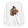 unisex-premium-sweatshirt-white-front-6a182f9de45b4.jpg Steampunk Panda Sweatshirt