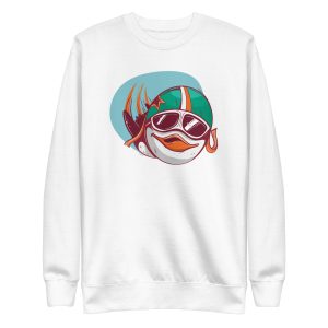 unisex-premium-sweatshirt-white-front-6a184352ca848.jpg Penguin Pilot Sweatshirt