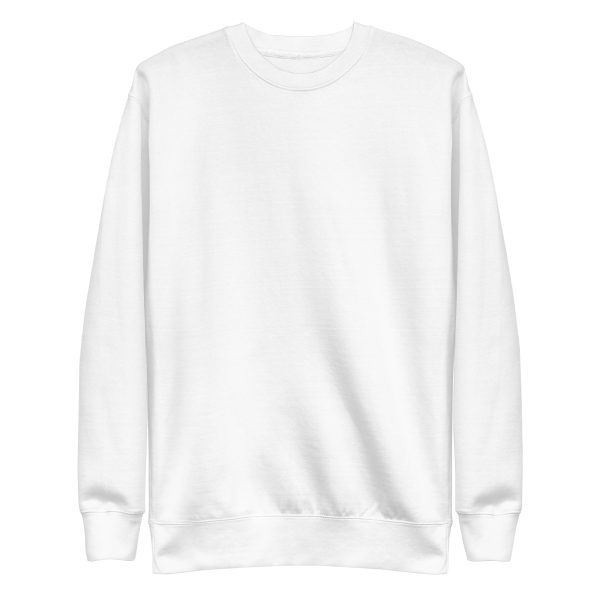unisex-premium-sweatshirt-white-front-6a1844f912938.jpg Horse Heartbeat Sweatshirt