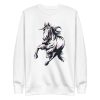 unisex-premium-sweatshirt-white-front-6a184586c031b.jpg Watercolor Horse Sweatshirt