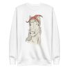 unisex-premium-sweatshirt-white-front-6a1845cb699d1.jpg Bandana Horse Sweatshirt