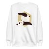 unisex-premium-sweatshirt-white-front-6a184acc39363.jpg Panda Yoga Pose Sweatshirt