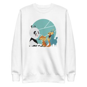 unisex-premium-sweatshirt-white-front-6a184b1332341.jpg Animals Friends Sweatshirt