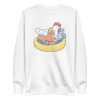 unisex-premium-sweatshirt-white-front-6a18ed2a1531b.jpg Easter Animals Sweatshirt