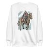 unisex-premium-sweatshirt-white-front-6a18fc51b2ac0.jpg Horseriding Knight Templar Sweatshirt
