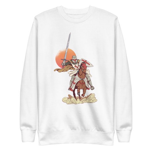 unisex-premium-sweatshirt-white-front-6a18fd3860d19.jpg Knight Sweatshirt