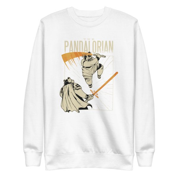 unisex-premium-sweatshirt-white-front-6a191fc99a7f6.jpg Pandalorian Sweatshirt