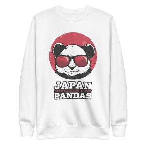 unisex-premium-sweatshirt-white-front-6a192176ec0e7.jpg Panda Kingdom Japan Sweatshirt