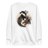unisex-premium-sweatshirt-white-front-6a193e1de45d3.jpg Panda Riding Dragon Sweatshirt