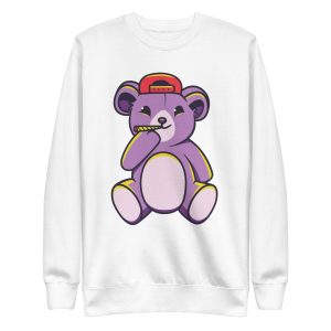 unisex-premium-sweatshirt-white-front-6a19623fa98f9.jpg Teddy Bear Joint Sweatshirt