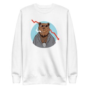 unisex-premium-sweatshirt-white-front-6a1964c09f831.jpg Bear Market Trend Sweatshirt