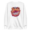 unisex-premium-sweatshirt-white-front-6a19696436914.jpg Scary Bear Sweatshirt