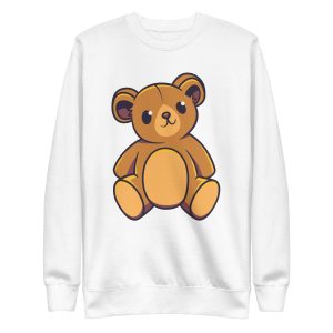 unisex-premium-sweatshirt-white-front-6a196c7eb157f.jpg Cute Teddy Bear Sweatshirt