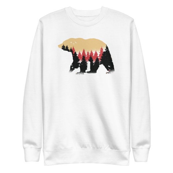 unisex-premium-sweatshirt-white-front-6a196d144c3f8.jpg Bear Mountain Sweatshirt