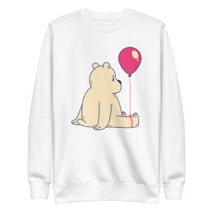 unisex-premium-sweatshirt-white-front-6a196df12b974.jpg Bear Ballon Sweatshirt