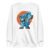 unisex-premium-sweatshirt-white-front-6a196e870d4e9.jpg Dabbing Elephant Sweatshirt