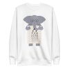 unisex-premium-sweatshirt-white-front-6a197523da3b8.jpg Elephant Eye Chart Sweatshirt