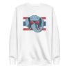 unisex-premium-sweatshirt-white-front-6a19822f3b92a.jpg Thailand Elephant Sweatshirt