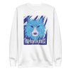 unisex-premium-sweatshirt-white-front-6a198f4bed9e5.jpg Polygonal Gradient Wolf Sweatshirt