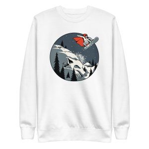 unisex-premium-sweatshirt-white-front-6a1ac8e2d09ee.jpg Red Hood Snowboard Sweatshirt