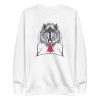 unisex-premium-sweatshirt-white-front-6a1ac92e95746.jpg Red Hood Night Sweatshirt