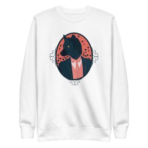unisex-premium-sweatshirt-white-front-6a1acb0743c0b.jpg Stylish Werewolf Sweatshirt