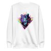 unisex-premium-sweatshirt-white-front-6a1acc9029a50.jpg Neon Tiger Sweatshirt
