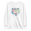 unisex-premium-sweatshirt-white-front-6a1acf6fd9ea6.jpg Huichol Tiger Sweatshirt